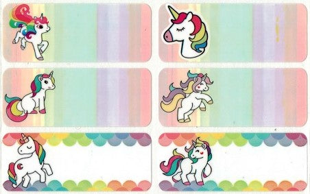 Unicorn - Large Name Labels (46x18mm)